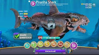 NEW PIRANHA SHARK CONCEPT COMING SOON? Hungry Shark World screenshot 4
