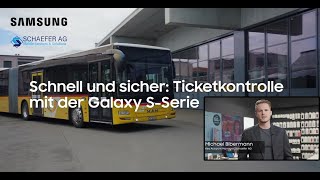 Samsung Fallbeispiel | Postauto mit Schaefer AG