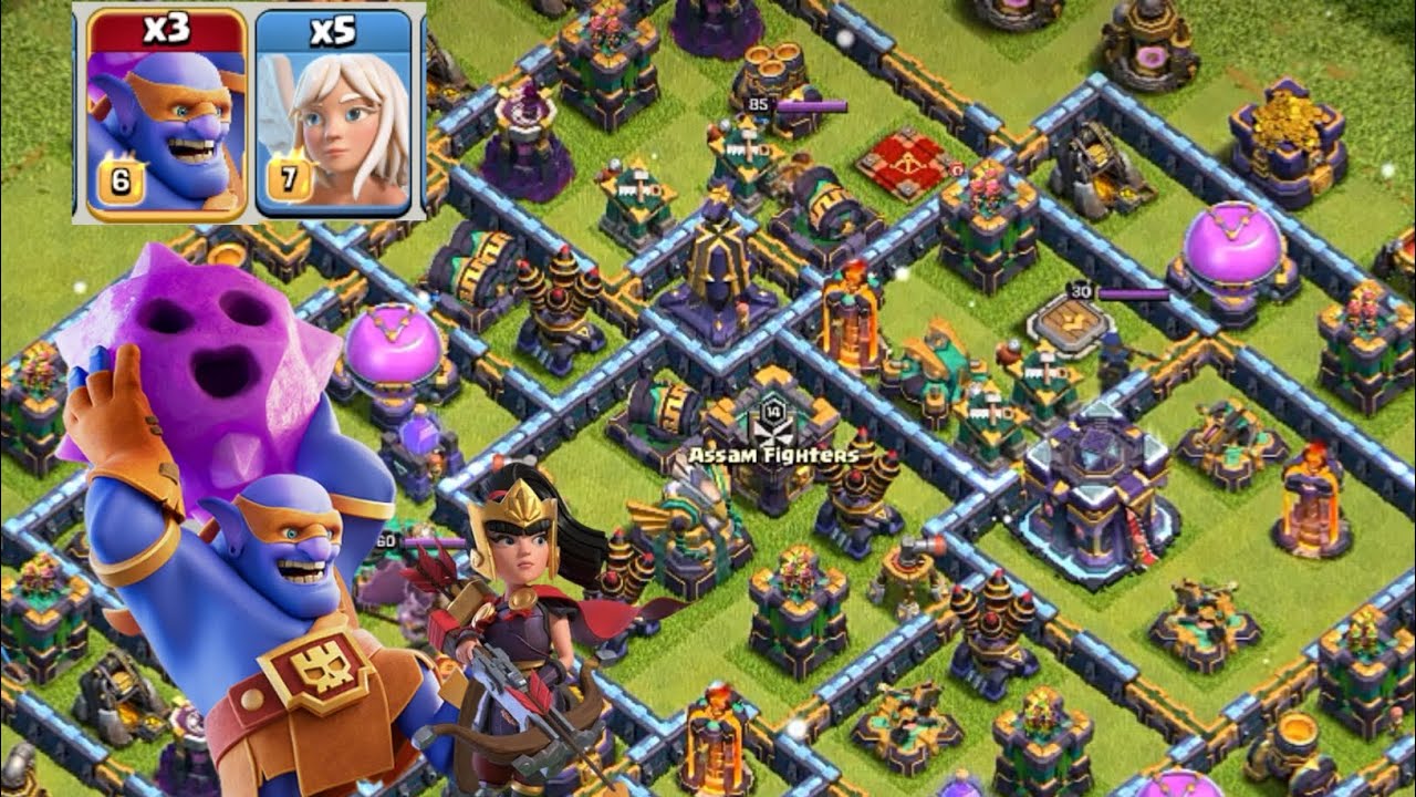 Super Bowler Th15 Attack Strategies coc Challenge | legend league Attack-Clash of Clans