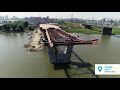 Мост через реку Обь в Новосибирске. Хроника строительства. Июнь 2021