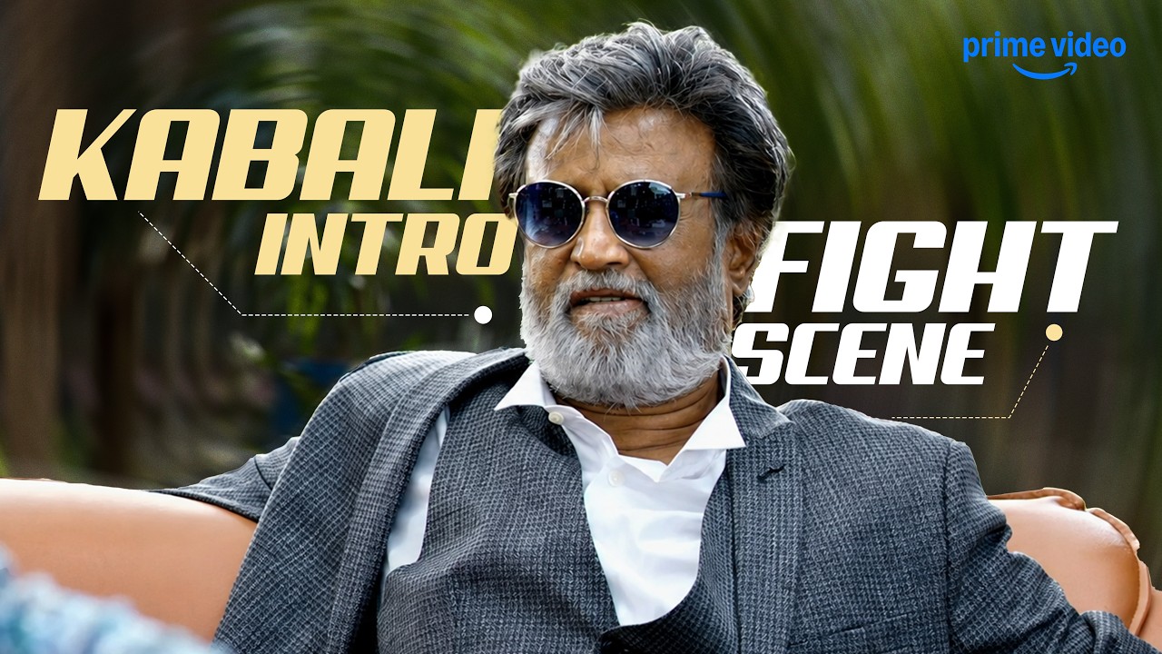 Kabali Intro Fight Scene 🔥 | Rajinikanth | Hindi Dubbed | Prime Video India