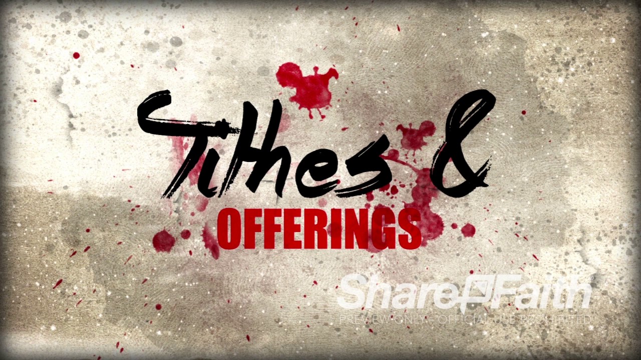 Easter Background: No Greater Love Church Tithes and Offerings Video
