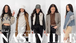 WHAT I AM WEARING FOR MY TRIP TO NASHVILLE! | Clothing Try-On