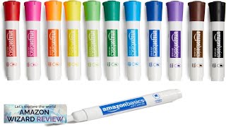Amazon Basics Low-Odor Chisel Tip Dry Erase Whiteboard Marker Pack of 12 Review