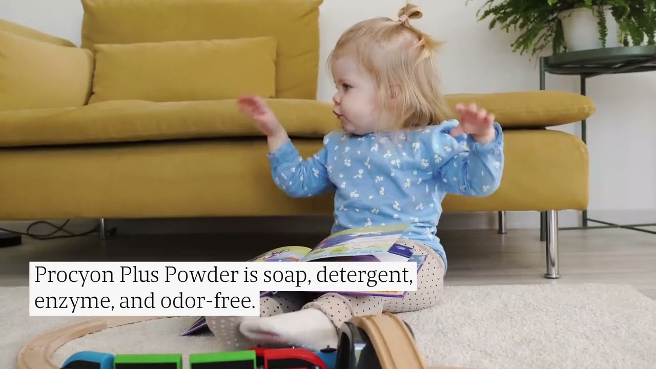 Remove Ink, Blood & Food Stains With Soap-Free PROCYON Eco-Friendly Carpet & Upholstery Cleaner