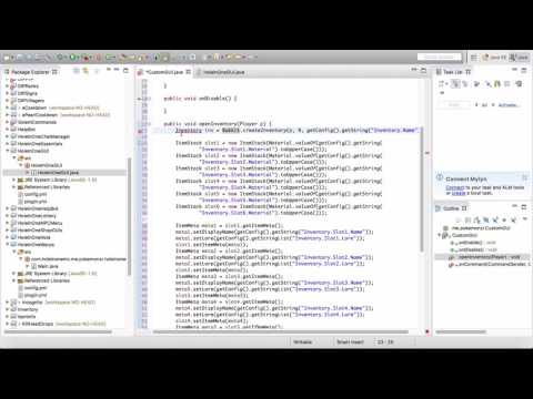 Speed Coding - CustomGUI Spigot Plugin Part 1