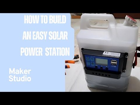 How to Build A Portable Solar Power Station / Easy DIY Project - YouTube