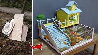 Cara Membuat Aquarium Dari Bekas Keramik | Hasilnya Sangat Indah