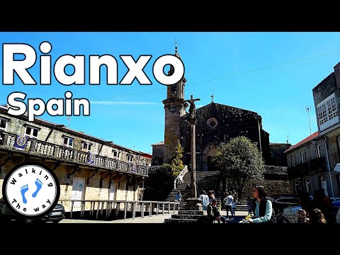 🇪🇸 Rianxo Walk Galicia | Walking Spain Virtual Tour 4k Travel