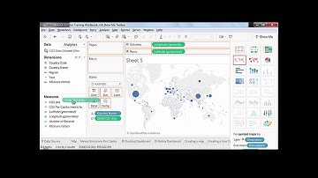 10  Tableau Public Training   Creating With Show Me Tool Bar