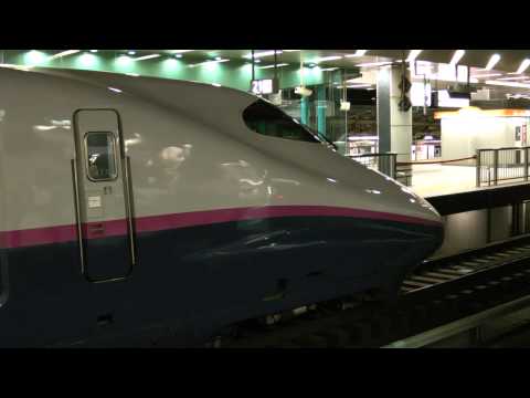 東北新幹線Ｅ２系１０００番台やまびこ５１号盛岡行き東京駅発車