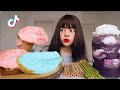 ☁️🍞TRYING POPULAR FLUFFY CLOUD BREAD, CLOUD FOAM DRINK, MATCHA POCKY STICKS +giveaway 구름 빵 먹방 TIKTOK