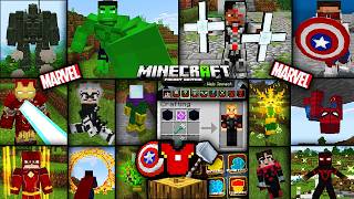 😍 TOP 3 MARVEL SUPERHEROES ADDONS FOR MINECRAFT PE 🔥| MCPE 1.21+ screenshot 4