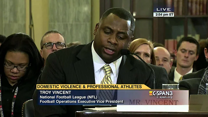 Troy Vincent Opening Statement (C-SPAN)