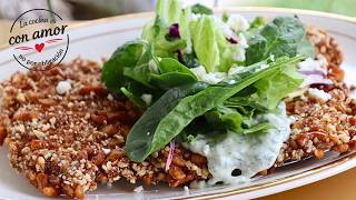 El SECRETO para las Milanesas más CROCANTES del mundo 🥨🔥 Con aderezo y Ensalada