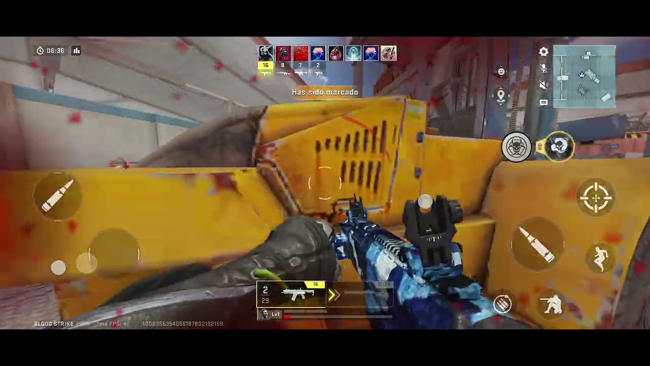 Jugando blood strike (gane)