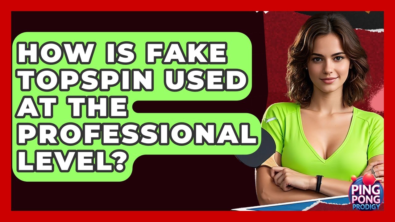 How Is Fake Topspin Used At The Professional Level? - Ping Pong Prodigy
