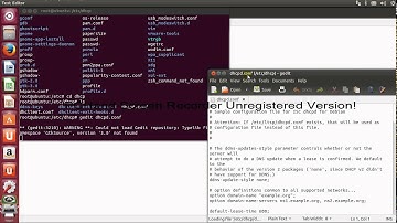 configuration DHCP sous ubuntu