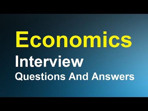 economics phd interview questions