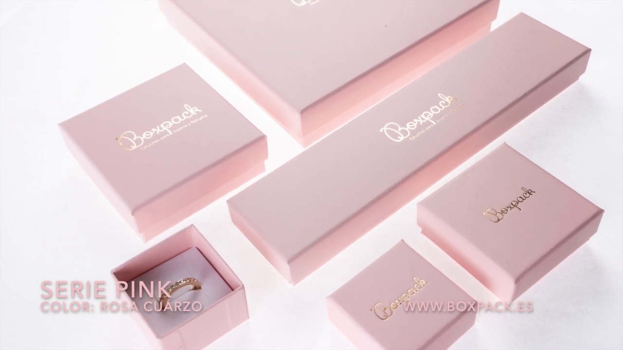 carencia aluminio Fonética Serie Pink. Cajas de cartón para joyería y bisutería. - YouTube