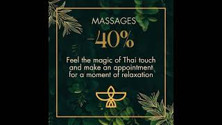 Promotion 40% - Luxury Thai Massage in Warsaw. #thaimassage #masażtajski #zenthaispa