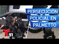 Persecución policial culmina con dos detenidos en la autopista Palmetto