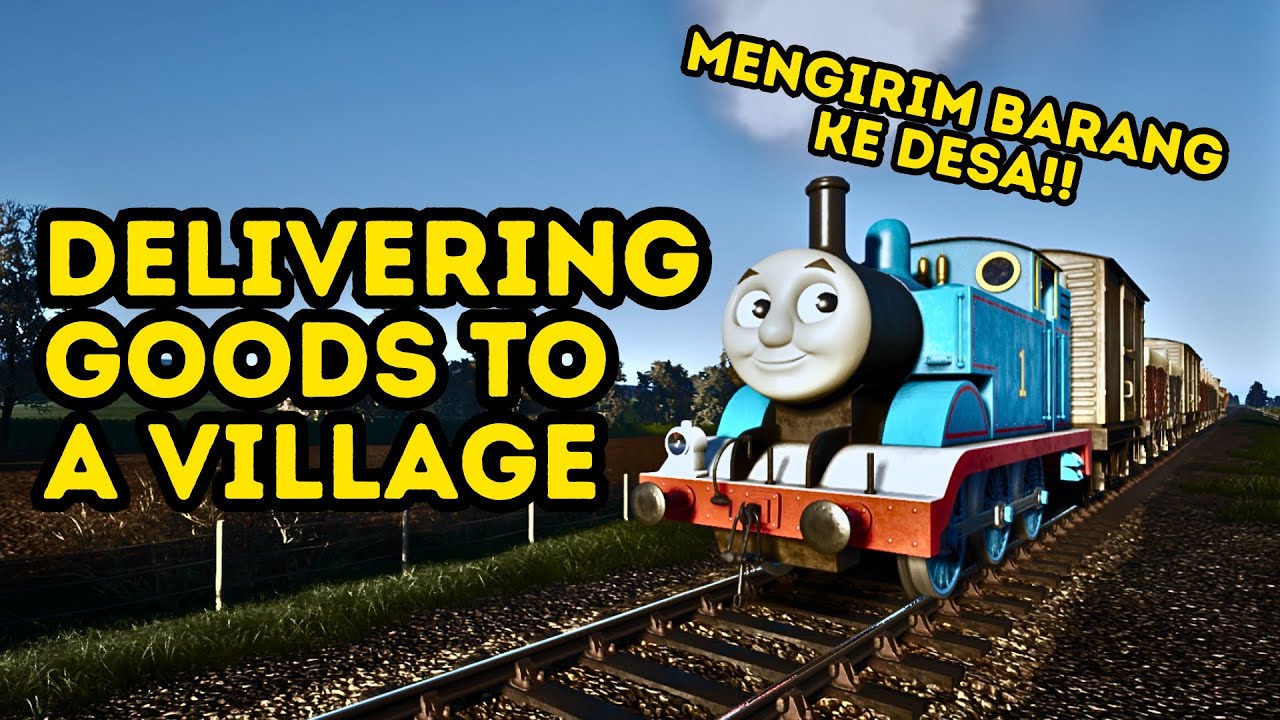 Thomas Delivering Goods to A Village - Relaxing Train Simulator