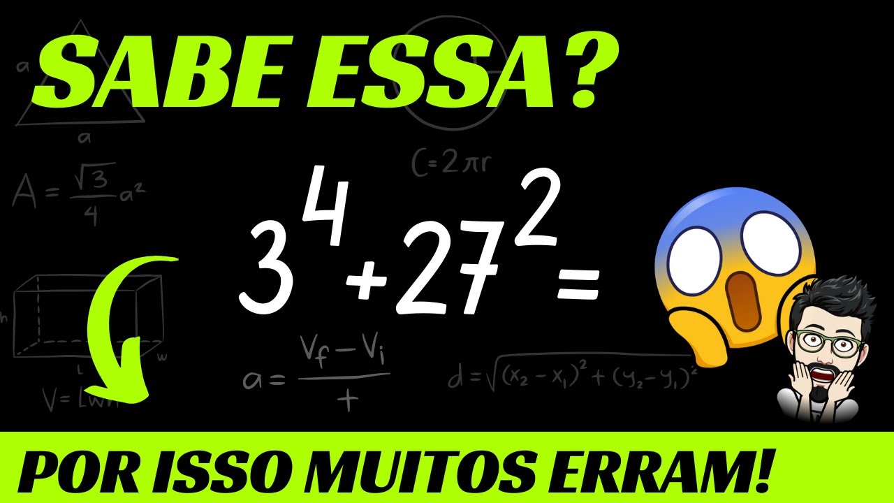 Soma de Potências com bases diferentes e expoentes diferentes - YouTube