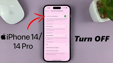 iPhone 14/14 Pro: How To Turn Off (Disable) Touch Accommodation