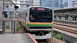 JR東日本湘南新宿ラインE231系K-27編成特別快速小田原駅行き大崎駅到着(2023/6/15)