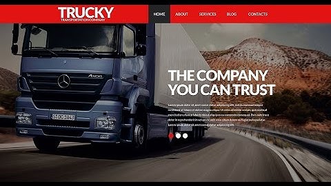 Logistics Company WordPress Theme, #53388
