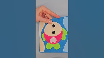 Felt Marine Creature Book #quietbooktutorial #seaanimals #fish #feltcrafts #sewingpatterns #handmade