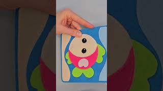 Felt Marine Creature Book #quietbooktutorial #seaanimals #fish #feltcrafts #sewingpatterns #handmade