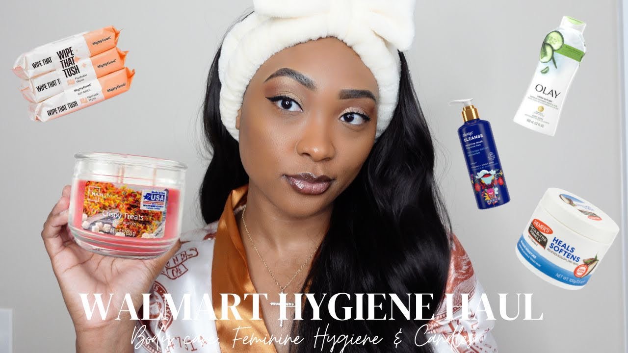 WALMART HYGIENE HAUL BODY CARE, FEMININE HYGIENE & CANDLES YouTube