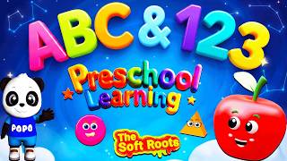 Preschool Learning activities for 3 year olds at home | Learn ABC Phonics Shapes Numbers Colors 🌈 screenshot 5
