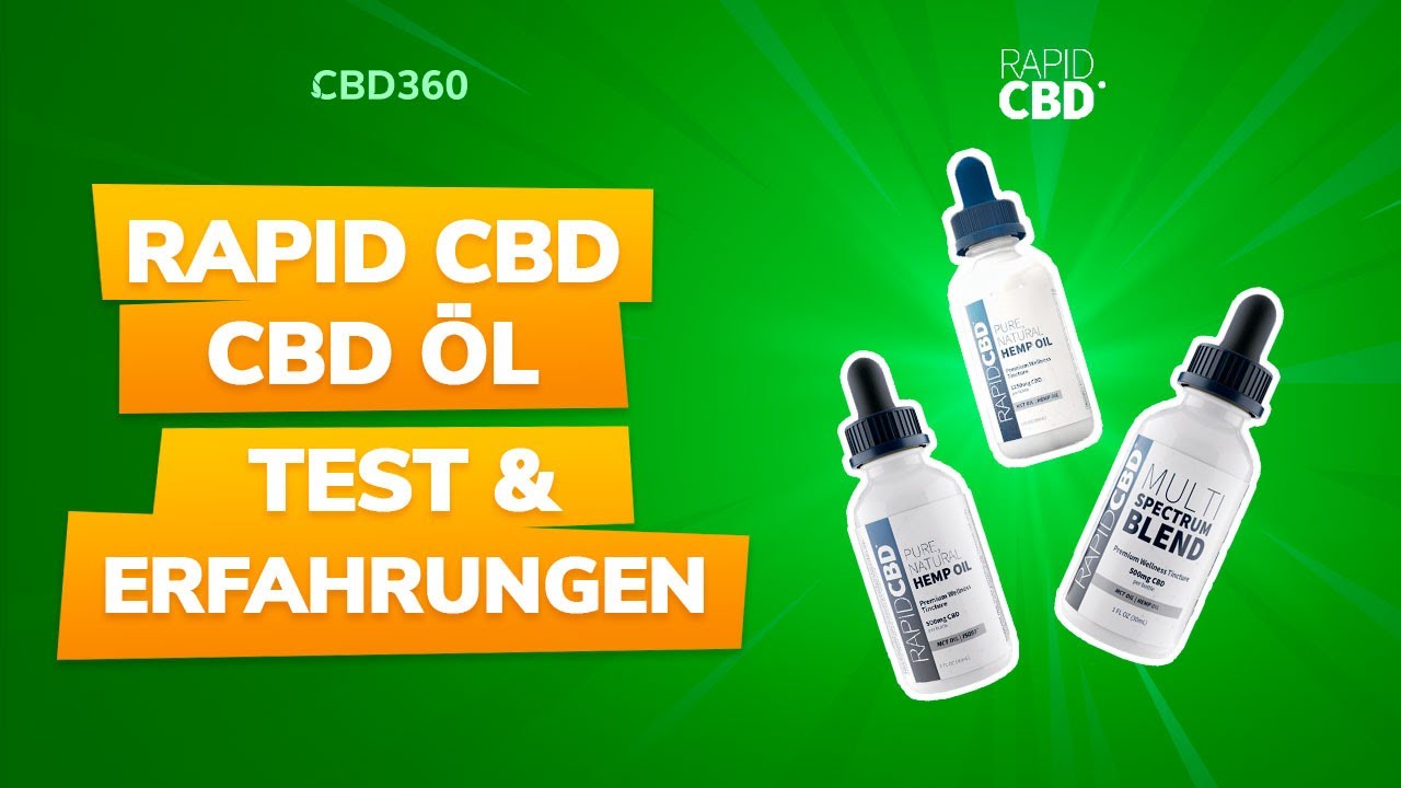Rapid CBD Öl Test I Unser erster amerikanischer CBD Hersteller! 