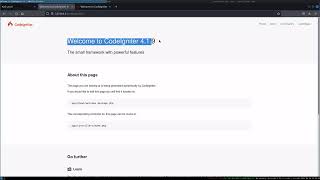 Instalación manual de codeigniter 4 en Linux base Debian y solución de problemas.