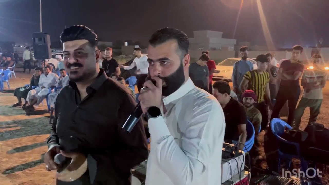 عتايب ونايل عمرالشاعر وياسر العبيدي بصحبه ابن امي العازف قيس الحديثي