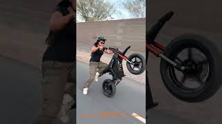 This E-Bike Makes the Front End Feel Weightless|TUTTIO Soleil 01 strong power. #tuttio #dirtbike