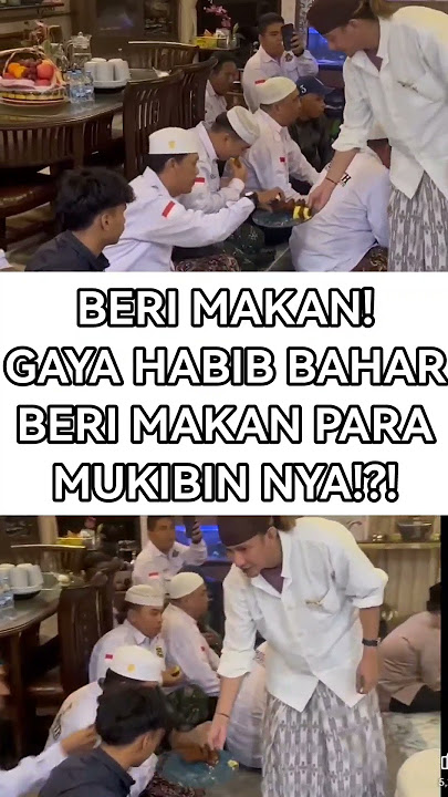 FEED THEM! HABIB BAHAR'S STYLE OF FEEDING HIS MUKIBIN!?! #nasabpolemic #nasabhabaib #fyp