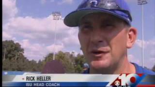 Rick Heller takes practice field