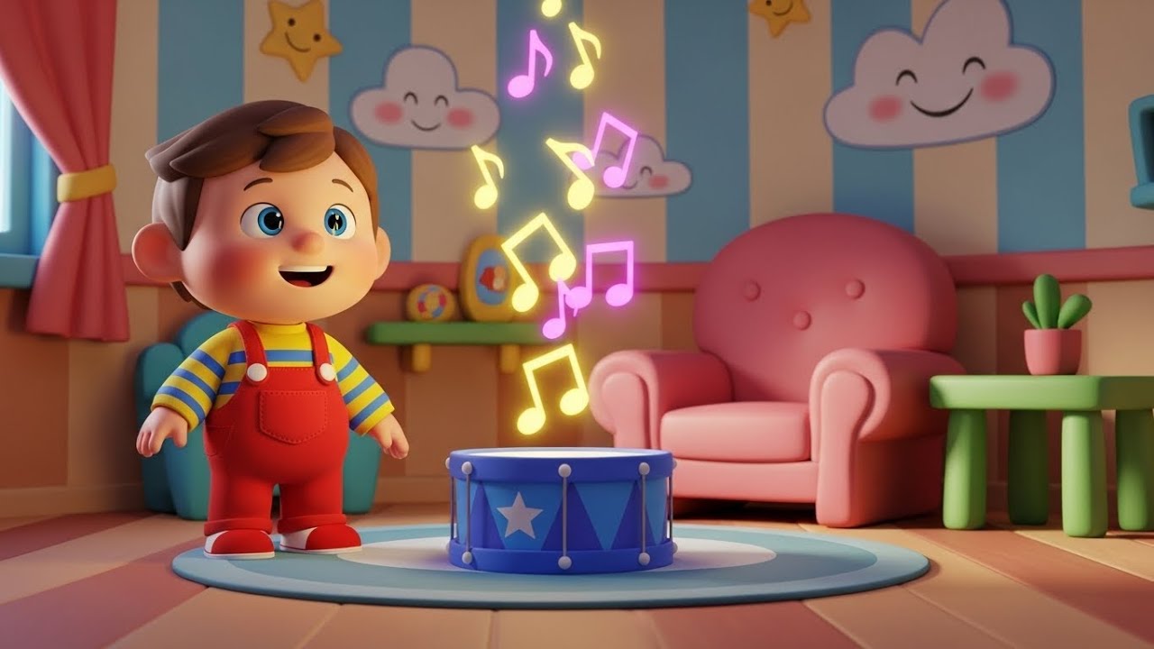 Песня потерянного барабанного ритма 🥁 | Детские песни и стишки для детей