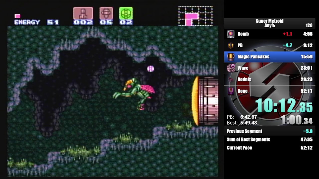Super Metroid PRKD Sub 50 Attempts