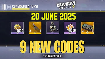 *NEW* CODM 9 WORKING NEW REDEEM CODES JUNE 2025 | NEW CODM REDEEM CODES JUNE 2025 | REDEEM CP