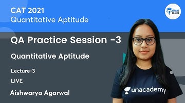 QA Practice Session | L3 | Quantitative Aptitude | IPMAT 2021 | IPMAT & CAT | Aishwarya Agarwal