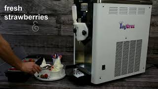 Cruz YogCruz Karma Frozen Yogurt and Ice Cream Machine Karma Ice Cream Machine
