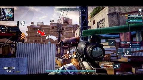Battlefield Mobile 2022 (Alpha Test) Team Deathmatch Mode on Grand Bazaar Map MAX Graphics 60fps