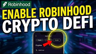 How to enable Robinhood Crypto for buying and transferring to DeFi - Beginner Guide