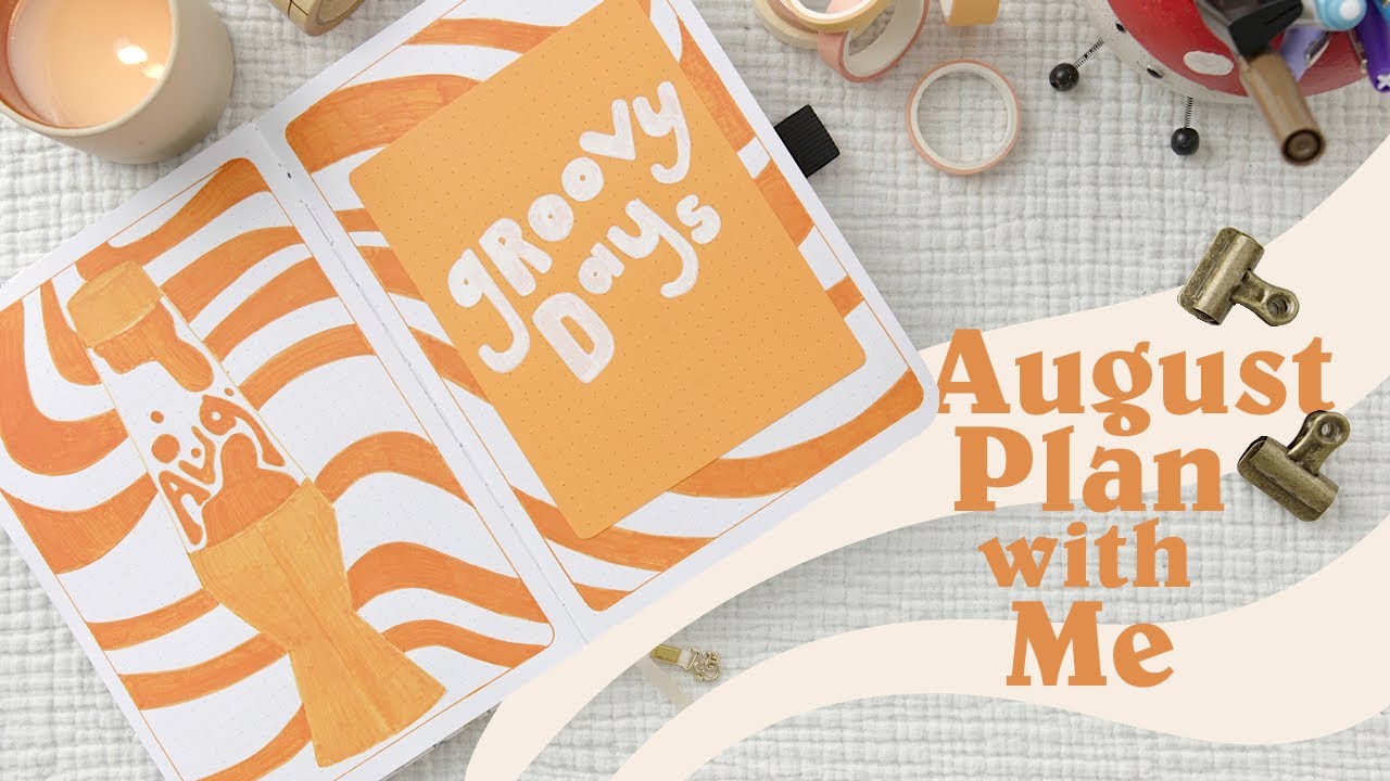 August Bullet Journal Setup 2022 🧡 Plan with Me