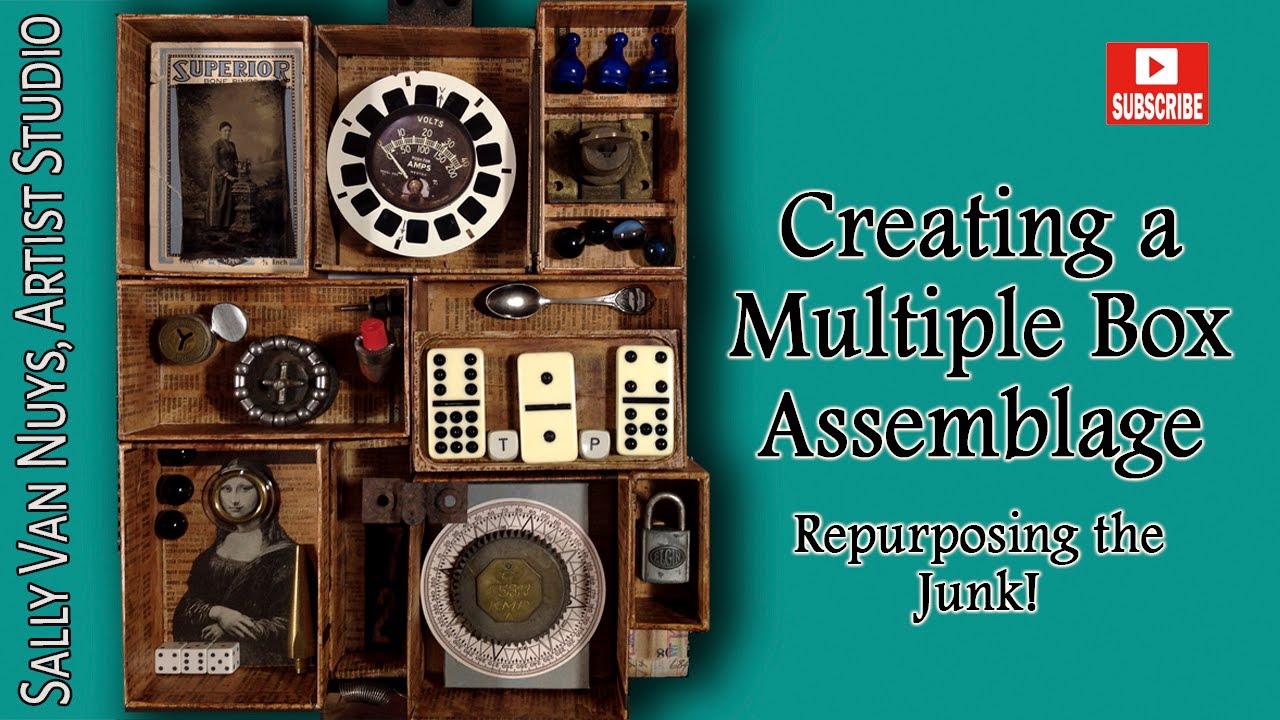 Creating a Multiple Box Assemblage Filled with Junk